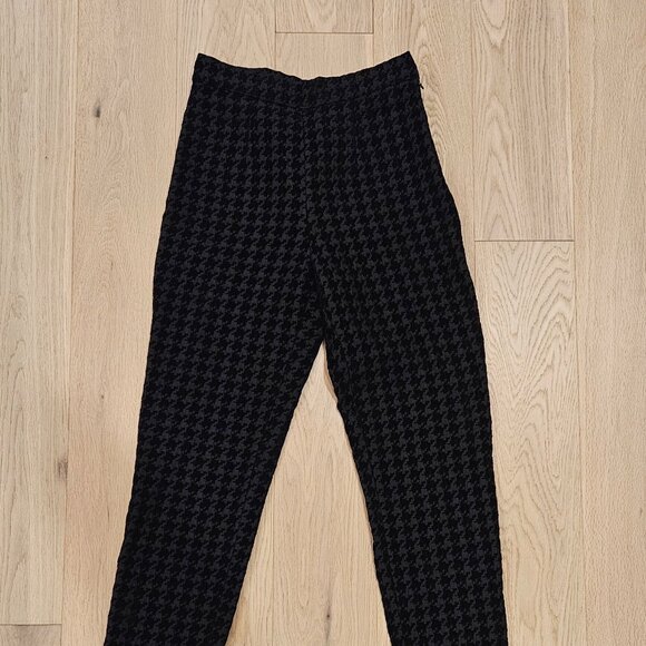 Vintage American Apparel Black Houndstooth Pant - Picture 2 of 4